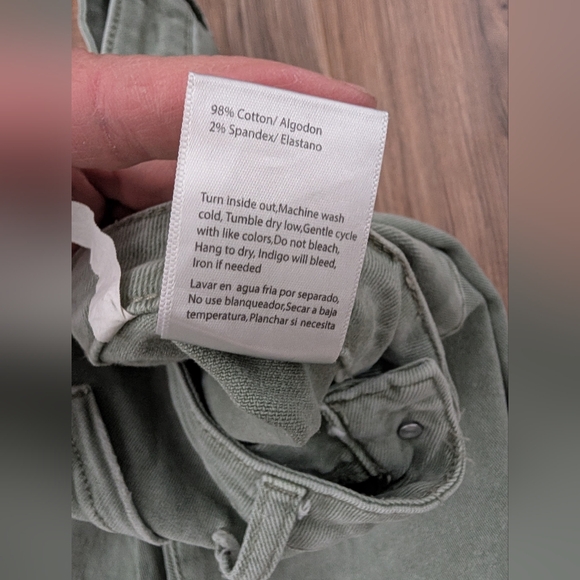 Risen Jeans Green Flares - Picture 6 of 7